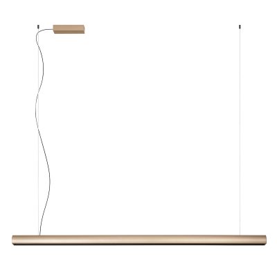 ROVERE HL 35W CCT TRIAC Závěsné svítidlo, hliník, stříbrnokávový, LED 35W, 3368lm, přepín CCT teplota teplá 3000K/ neutrální 4000K, stmív. TRIAC, Ra90, 230V, IP20, tř.1, d=68mm, l=1500mm, vč závěs lanka l=2082mm, lze zkr.