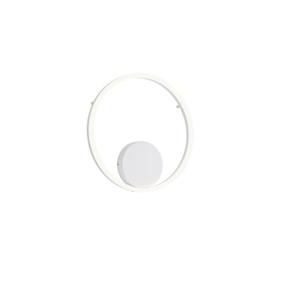CIRCULUM 40,5W DALI Stropní nebo nástěnné svítidlo, těleso hliník, povrch bílá, difuzor plast opál, LED 40,5W, 3755lm, neutrální 4000K, stmív. DALI, Ra80, IP20, tř.1, rozměry d=600mm.