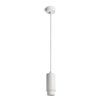 COCUS HL 1x9W, GU10 Závěsné svítidlo, těleso kov, povrch bílá, pro žárovku 1x35W, GU10, vyzař. úhel 10°-50°, 230V, IP20, rozměry d=55mm, h=132mm, vč závěs kabelu l=1200mm, lze zkrátit.