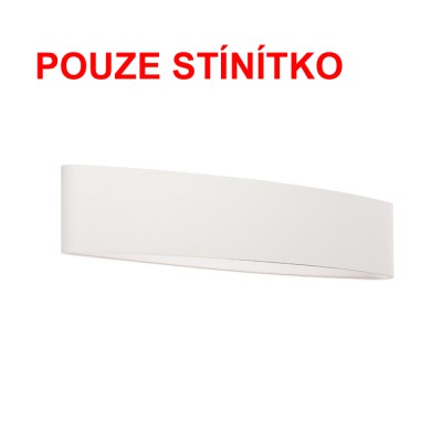 AKANKE 120/25 Stínítko, materiál textil povrch vnější bílá, pro žárovku max 23W, l=1200mm, h=250mm