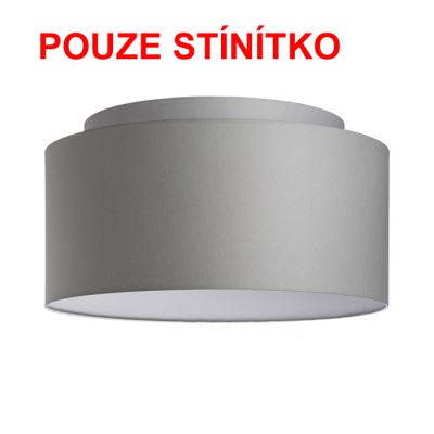 DVOJO 55/30 Stínítko, materiál textil povrch vnější černá/vnitřní měděná fólie, pro žárovku max 23W, d=550mm, h=300mm