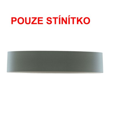 AKANKE 120/25 Stínítko, materiál textil povrch vnější petrolejová/vnitřní stříbrná fólie, pro žárovku max 23W, l=1200mm, h=250mm