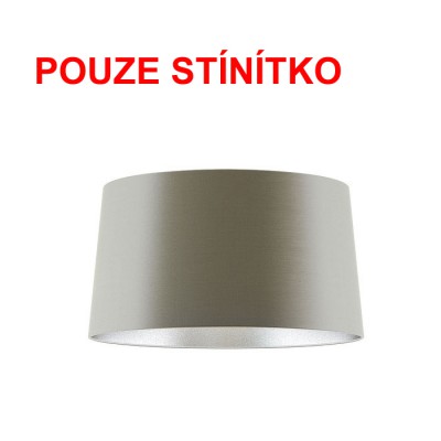 EROPA 55/30 Stínítko, materiál textil povrch vnější holubí šeď/vnitřní stříbrná fólie, pro žárovku max 23W, d=550mm, h=300mm