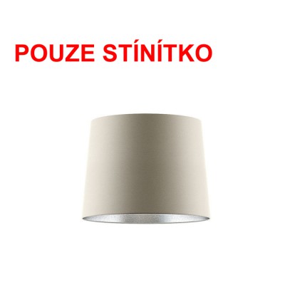 EROPA 40/30 Stínítko, materiál textil povrch vnější holubí šeď/vnitřní stříbrná fólie, pro žárovku max 23W, d=400mm, h=300mm