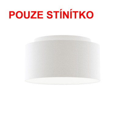 DVOJO 55/30 Stínítko, materiál textil povrch vnější bílá, pro žárovku max 23W, d=550mm, h=300mm