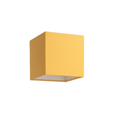 FAST 15/15 Stínítko, materiál textil, povrch vnější meruňková, vnitřní bílá, pro žárovku max 28W, 150x150x150mm