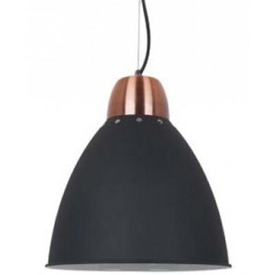 DIMEVTA PENDANT 1x42W E27 Závěsné svítidlo, základna kov lak černá mat, stínítko kov lak černá mat a měď růžová lesk, pro žárovku 1x42W, E27, 230V, IP20, tř.1. rozměry d=300mm h=305mm, včetně závěsu l=1580mm, lze z