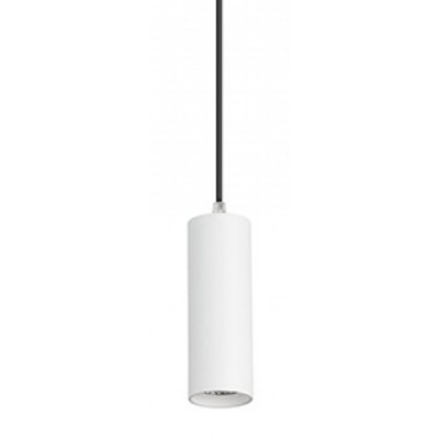 ALPACO PENDANT Závěsné svítidlo, základna kov, těleso kov, povrch lak bílá mat, LED 1x12W, teplá 3000K, 1020lm, 230V, IP20, tř.2. rozměry těleso d=56mm h=160mm, vč závěsného lanka s textilním úpletem h=1322mm