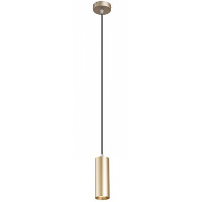 ALPACO PENDANT Závěsné svítidlo, základna kov, těl kov, povrch lak zlatá mat, LED 1x12W, teplá 3000K, 1020lm, 230V, IP20, tř.2. rozměry těleso d=56mm h=160mm, vč závěsného lanka s textilním úpletem h=1322mm