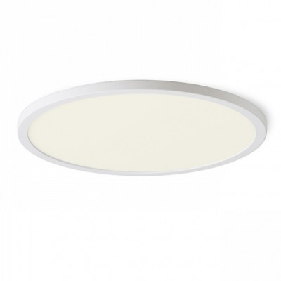 GREHAM IN stmívatelné Stropní vestavné svítidlo, základna kov, rámeček bílá, difuzor plast opál, LED 1x22W, teplá 3000K, 2160lm, Ra80, stmív TRIAC, 230V, IP20, tř.2. rozměry d=225mm h=9mm