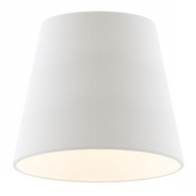 RUNDMA Stínítko pro stolní lampu, nebo nebo vytvoření lustru, drátěná kostra, stínítko textil, barva bílá, pro svítidla max 28W, rozměry d=180mm h=150mm