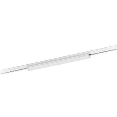 LINESE track Lineární svítidlo, plast, bílá, difuzor opál, LED 20W, 'přepín příkon 14W, 16W, 18W, 3200lm,  teplá 3000K, vyzař úhel 90°, Ra80, 230V, IP20, rozměry l=600mm, 60x12mm, do 3F lišty NORDIC Alumini