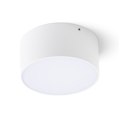 CORIANA R LED 10W, IP65 Stropní, přisazené svítidlo, kov, bílá, difuzor plast opál, LED 10W, 870lm, přepínač CCT teplá 3000K/neutrální 4000K/denní 6000K, Ra80, 230V, IP65, rozměry d=123mm, h=60mm
