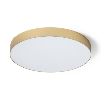 CORIANA R LED 100W Stropní, přisazené svítidlo, kov, zlatá perleť, difuzor plast opál, LED 100W, 7500, přepín CCT teplá 3000K/neutrální 4000K/denní 6000K, Ra80, stmívatelné TRIAC, 230V, IP20, rozměry d=600mm, h=68mm