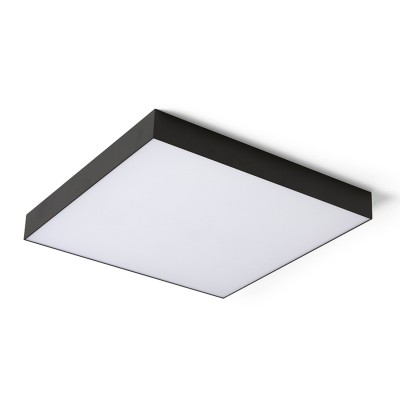 CORIANA SQ LED 15W, 30W, 100W CCT Stropní, přisazené, čtvercové svítidlo, těleso kov, povrch bílá/černá, difuzor plast opál, LED 15W, 30W, 100W, teplá 3000K, nebo přepínač CCT teplá 3000K/neutrální 4000K/denní 6000K, Ra80, dle typu stmív TRIAC, 230V, Ra80, IP20