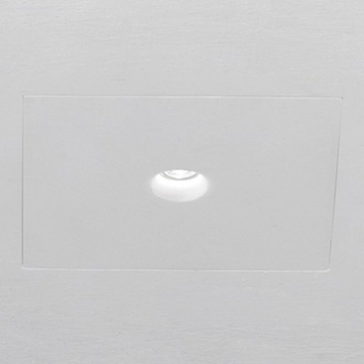 PICOSPOT LED 2W Stropní, vestavné bodové svítidlo, těleso sádra, povrch bílá, LED 2W, teplá 3000K, 100lm, Ra80, 230V, IP20, bodovka d=14mm, těleso 120x120x65mm, trafo na kabelu