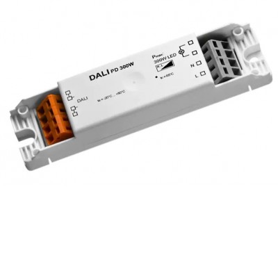 DALI to TRIAC dimmer 10W-300W Stmívač LED žárovek 10W-300W  pomocí DALI, 230V, IP20, rozměry 121x31x22mm