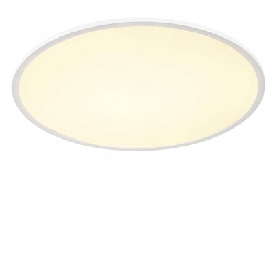 GIJÓN DALI Stropní přisazené svítidlo, těleso hliník, povrch bílá, difuzor plast, LED 42W, 3350lm, neutrální 4000K, stmívatelné DALI, 230V, IP20, tř.1, d=600mm, h=55mm.