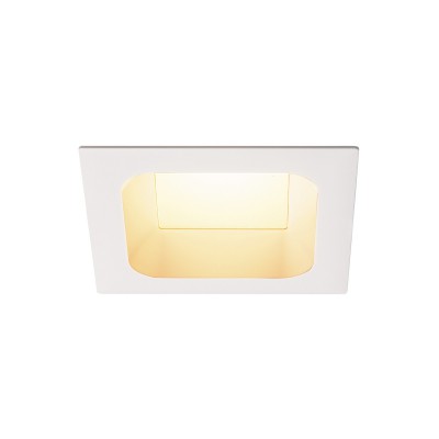 SMEJC 3000K Stropní, podhledové svítidlo, základna hliník, povrch bílá difuzor plast opál, LED 1x10W, teplá 3000K, stmívatelné TRIAC, 230V, rozměry 85x45x85mm, trafo na kabelu