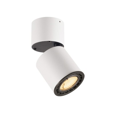 ARADIEN 78 3000K Stropní bodové svítidlo, nastavitelný směr svícení, těleso hliník bílá, LED 1x9W, teplá 3000K, 230V, rozměry d=78mm h=158mm, vč. dálkového ovladače