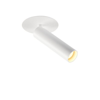 DICCI LED 7,5W 500mA Vestavné bodové svítidlo, nastavitelný směr svícení, těleso hliník a kov, povrch bílá, LED 7,5W, 470lm, teplá 3000K, Ra90, 500mA, IP20, tř.3, rozměry d=30mm, 152x45mm.