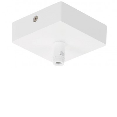 HONDAS Stropní rozeta, materiál hliník, povrch bílá mat, rozměry: 85x85x27mm.