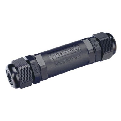 LOGOS AC Kabelová spojka pro dva kabely 230V, IP68, materiál plast, rozměry d=27mm, l=115mm