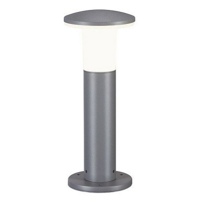 ALPA MUSHROOM 40 Sloupkové svítidlo, těleso hliník, barva kamenná tmavá šedá, difuzor plast bílá, 1x24W, E27, 230V, IP55, d=160mm, h=400mm