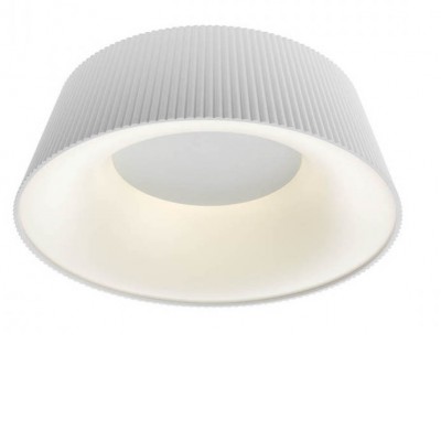 CERRIK Stropní přisazené svítidlo, těleso kov, povrch bílá mat/hnědá mat/šedá mat, difuzor plast opál, LED 36W, 2752lm, neutrální 4000K, 230V, Ra85, IP20, tř.1, rozměry d=455mm, h=170mm.