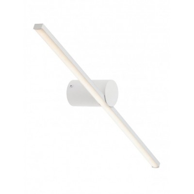 PAILET WL 12W IP44 Nástěnné svítidlo k zrcadlu, do koupelny, těleso hliník, povrch bílá, difuzor plast, LED 12W, 1544lm, neutrální 4000K, Ra80, 230V, do koupelny IP44, rozměry 600x100mm, svítí dolů.