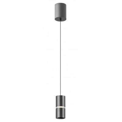 MATATA HL 12W Závěsné bodové svítidlo, těleso hliník, povrch bílá/černá, dif plast opál, LED 12W, 1100lm, teplá 3000K, 230V, IP20, tř.2, rozměry d=68mm, h=160mm, vč závěs kabelu l=1500mm, lze zkrátit.