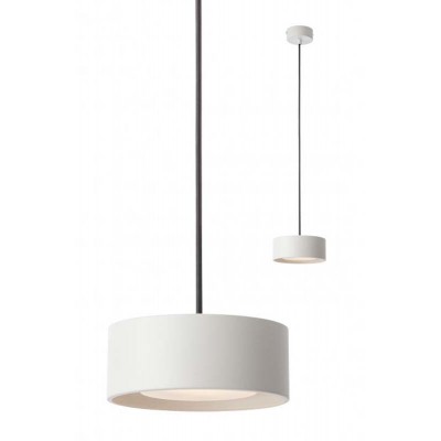 AKRYRIA HL 6W Závěsné svítidlo, těleso kov, povrch bílá mat, difuzor plast opál, LED 6W, teplá 3000K, 585lm, 230V, IP20, tř.2, rozměry d=150mm, h=60mm, vč závěs černého kabelu l=1320mm, lze zkrátit.