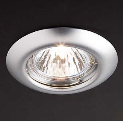 ZOLA 1x50W GU 5,3 Vestavné stropní bodové svítidlo, těleso kov, povrch chrom mat, pro žárovku 1x50W, GU 5,3, 230V, IP20, tř.3, rozměry 81x52mm