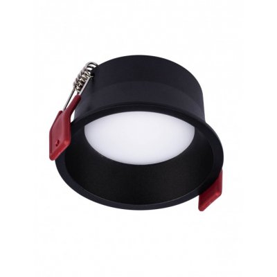 VERA BI 7W Stropní podhledové bodové svítidlo, těleso hliník, povrch bílá/černá, dif. plast opál, LED 7W, 702lm, neutrální 4000K, vyzař. úhel 90°, Ra95, 230V, IP20, tř.1, rozměry d=82mm, h=48mm.