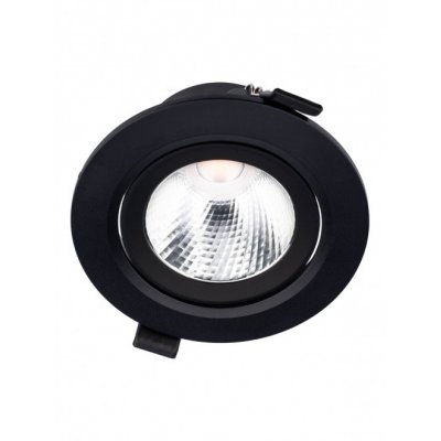 VERDIO BI 10W Stropní podhledové bodové svítidlo, výklopné +-45°, těleso hliník, povrch bílá/černá/zlatá mat, LED 10W, teplá 3000K/1150lm, neutrální 4000K/1270lm, vyzař. úhel 36°, Ra95, 230V, IP20, tř.2, rozměry d=105mm, h=51mm.