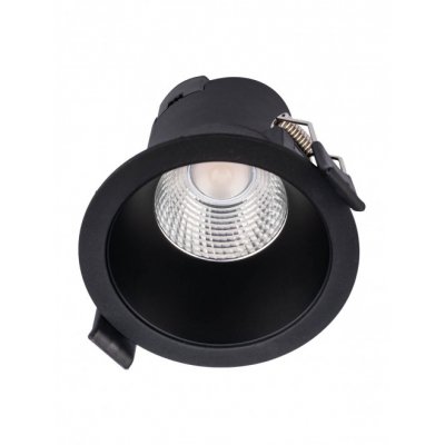 CHURKY BI 9W Stropní podhledové bodové svítidlo, těleso hliník, povrch bílá/černá/zlatá mat, LED 9W, teplá 3000K/1010lm, neutrální 4000K/1100lm, vyzař. úhel 40°, Ra80, 230V, IP20, tř.2, rozměry d=103mm, h=91mm.