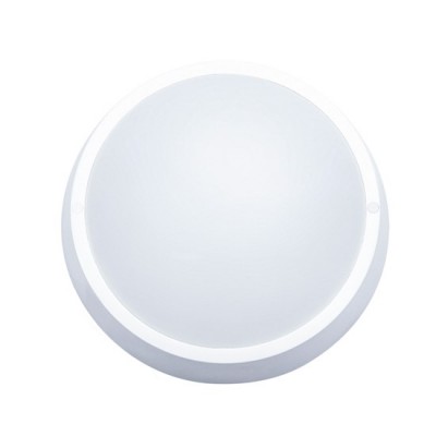 AHAUS Venkovní stropní přisazené svítidlo, těleso plast, povrch bílá, difuzor plast opál, LED 18W/1350lm, 30W/2200lm, neutrální 4000K, 230V, Ra80, IP65, rozměry dle typu.