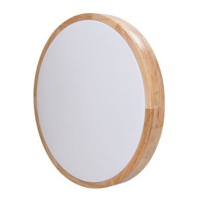 SOLID OAK 48W/60W CCT Stropní svítidlo, těleso dřevo světlé, dif plast opál, LED 48W/60W, dálk ovl. (součástí) lze nastavit CCT teplá 3000K - denní 6500K, stmívání, Ra80, 230V, IP20, rozměry dle typu.
