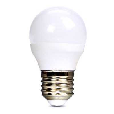 LED žárovka E27 MINIGLOBE d=45mm Světelný zdroj LED žárovka, materiál kov, difuzor plast opál, LED 4W, 340lm, E27,  teplá 3000K, střední životnost 35.000h, rozměry d=45mm, l=82mm