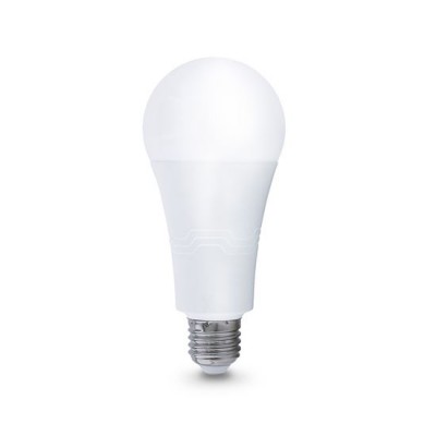 LED žárovka E27 22W LED žárovka, těleso hliník, difuzor plast opál, LED 22W, 2090lm, neutrální 4000K, E27, vyzař. úhel 270°, 230V, rozměry d=70mm, h=159mm.