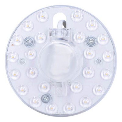 LM LED 12W/18W/24W LED Světelný zdroj do tropních svítidel, 12W/1200lm, 18W/1800lm, 24W/2400lm, neutrální 4000K, vyzařovací úhel 160°, Ra80, 230V, povrch bílá, rozměry dle typu, montáž na magnet