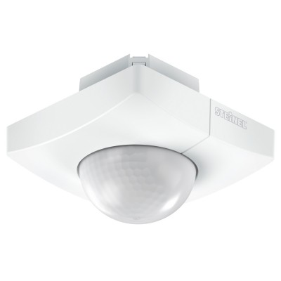 MRENTIV SQUIN 360°/180° 2000W, IP54 PIR - kvalitní stropní vestavný pohybový senzor, záběr 360°/180°, dosah 23x6m, čas sepnutí 5s-15min, soumrak 2-1000lx, montážní výška 2,5-5m, max.2000W max 8 zářivek, teplota -20-50°C, 230V, IP54, 94x94x78mm