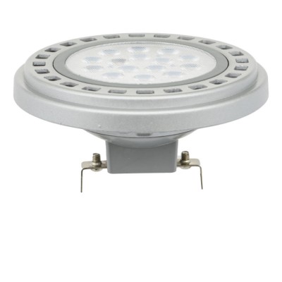 LED G53 Světelný zdroj, žárovka bodová LED 15W, G53 AR111, neutrální 4000K/1250lm nebo denní 6000K/1300lm, vyzařovací úhel 45° nebo 100°, 12V, d=111mm, h=63mm.