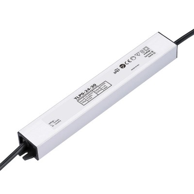 LED zdroj 24V, 30W slim Napájecí zdroj pro LED pásky, vstup 230V, výstup 24V, 30W, 1,25A, IP67, rozměry 222×30×20mm, ochrana proti přehřátí, zkratu a přetížení.