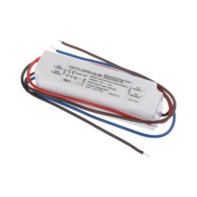 LED zdroj 12V 36W IP67 Napájecí zdroj pro LED pásky, vstup 230V, výstup 12V, 36W, IP67, rozměry 118x35x26mm, ochrana proti přehřátí, zkratu a přetížení.