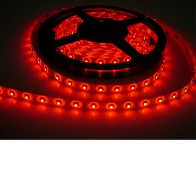 LED pásek COLOR, 60LED/m, 4,8W/m, 12V, silikon LED pásek, těleso plast, silokonová zálivka, 60LED/m, 4,8W/m, svítící červená/zelená/modrá/žlutá/oranžová, Ra80, dělení po 50mm, vyzařovací úhel 120°, 12V, rozměry w=8mm, l=5000mm, cena za 1m