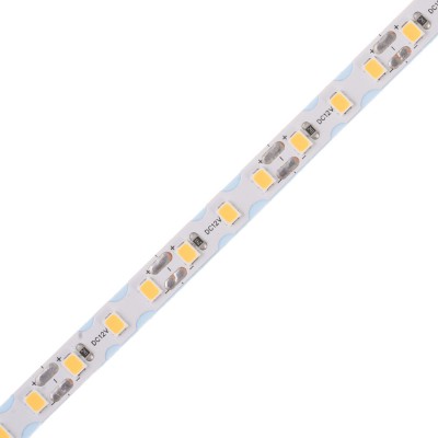 LED pásek BOČNĚ TVAROVAT 120LED/m, 7W/m, 780lm/m LED pásek, BOČNĚ TVAROVATELNÝ, těleso plast, povrch bílá, 120LED/m, 7W/m, neutrální 4000K, 780lm, Ra80, dělení po 25mm, vyzař úhel 120°, 12V, rozměry w=7mm, l=5000mm, cena za 1m.