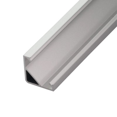 LAPAN 16x16mm Rohový profil pro LED pásky, pro výrobu lineárního svítidla, materiál hliník, povrch stříbrný, max šířka LED pásků w=12mm, rozměry 16x16mm, délka l=2000mm.