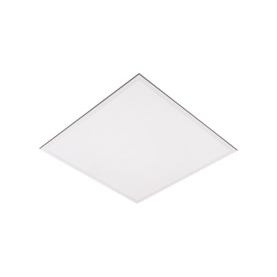 VESPER 40W Stropní, podhledové/ přisazené, svítidlo, těleso kov, bílá, difuzor plast, LED panel 40W, 4540lm-4960lm, přepín. CCT teplá 3000K/neutr 4000K/denní 6000K, Ra80, 230V, IP20, rozměry 595x595x30mm.