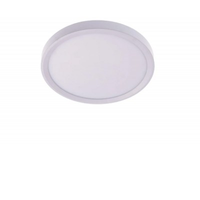 MARCA 50W CCT TRIAC Stropní svítidlo, těleso plast, povrch bílá, dif plast opál, LED 50W, 5480lm, přepín. CCT teplota teplá 2700K-denní 5000K, stmív TRIAC, Ra80, 230V, IP20, rozměry d=600mm, h=27mm.